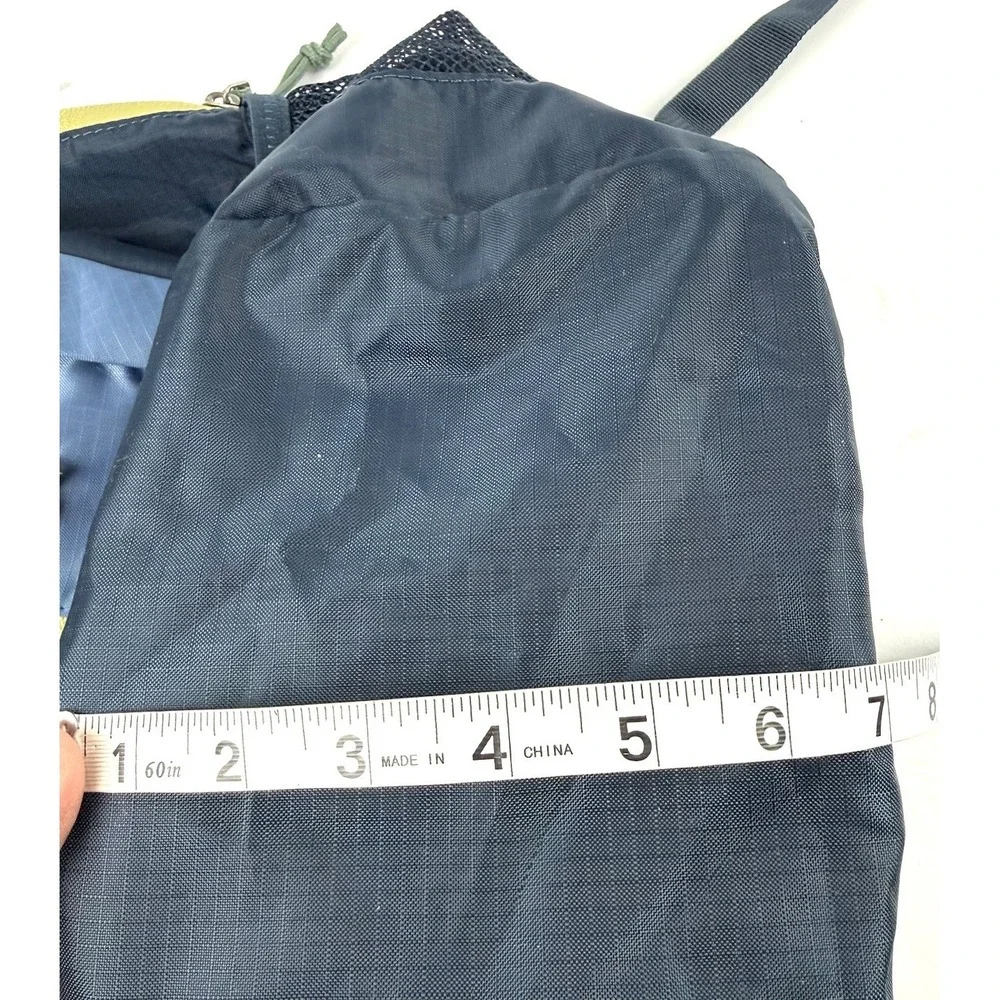 Eddie Bauer Stowaway Backpack 20L Blue Nylon Packable Daypack Hiking Travel Bag